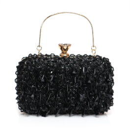 Vintage Embroidered Evening Bag – Ladies Banquet Clutch
