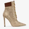 565313604 women’s water diamond detail boots with cross straps