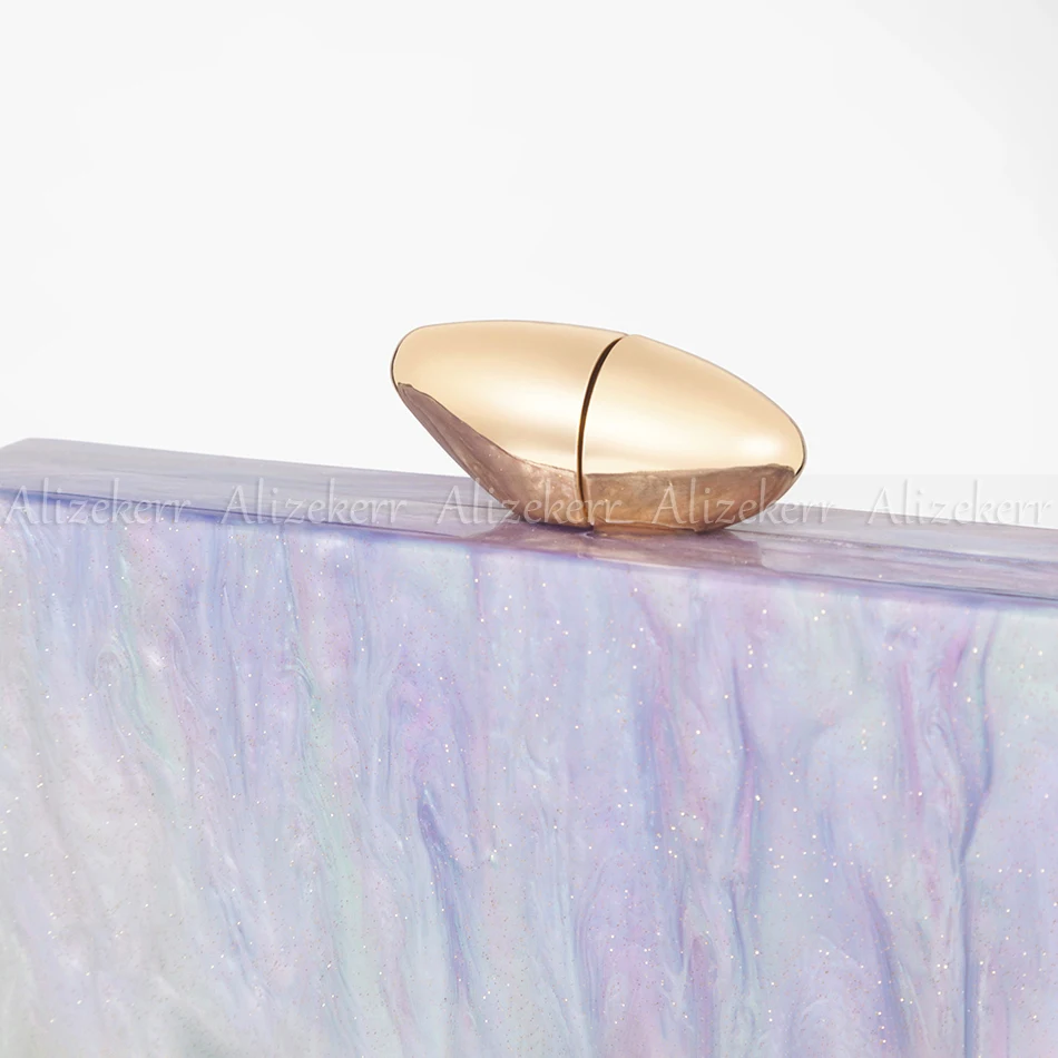 Colored Acrylic Evening Clutch Bag – Stylish Party Accessory - Image 5