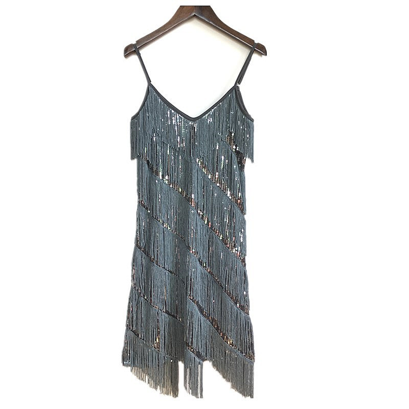Women's Fashion Party Vacation Fringe Dress - Image 8