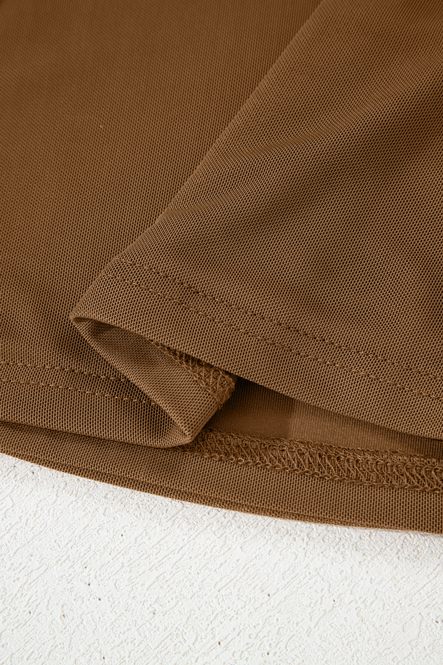 Black Sheer Mesh Patchwork High Neck Long Sleeve Top - Image 17