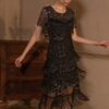 Sequined Tassel Gatsby Dinner Party Dress – Sexy Nightclub Style
