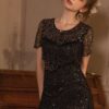 Sequined Tassel Gatsby Dinner Party Dress – Sexy Nightclub Style