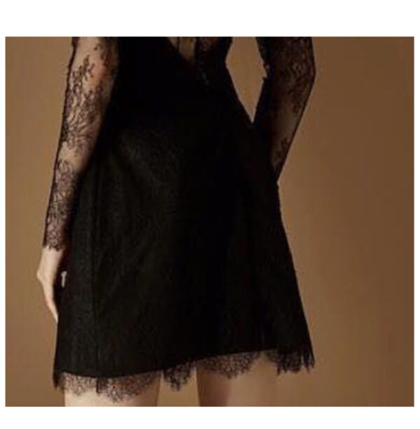 Annual Party Dress Slim A-Line Skirt Lace Dress