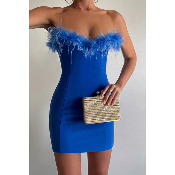 Elegant Party Headband Dress for Women