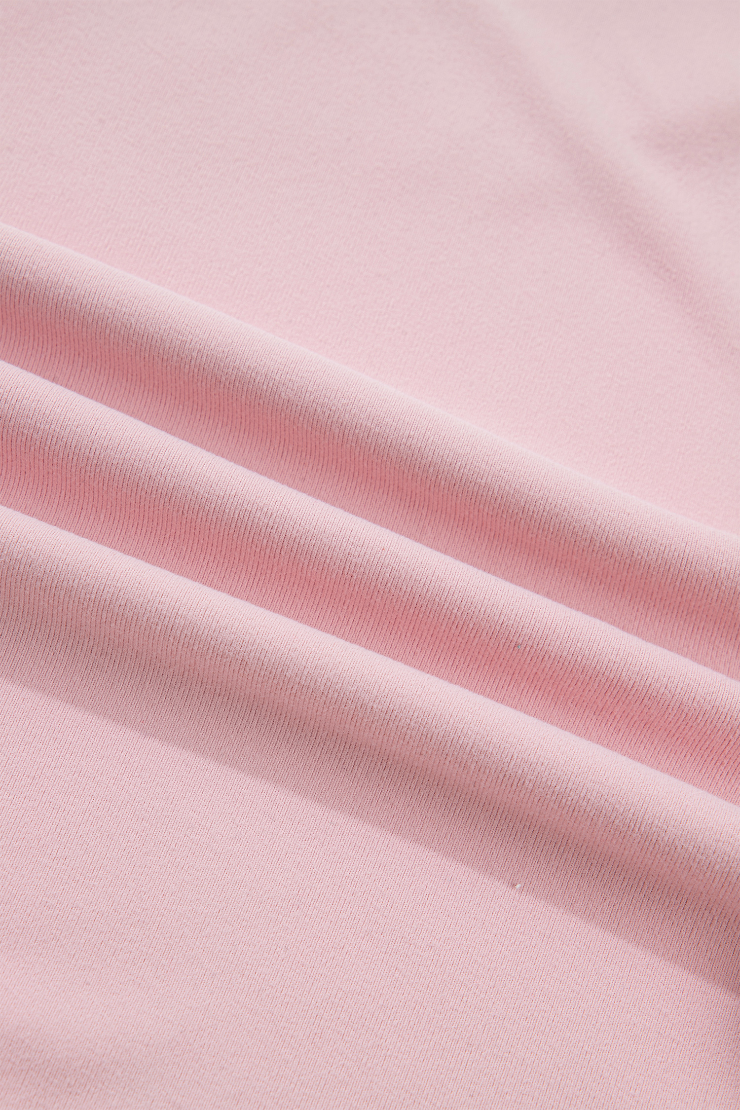 Light Pink Solid Color Bow Textured Patchwork Long Sleeve Tee - Image 12