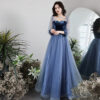 Elegant Velvet Long Birthday Party Dress velvet long birthday party dress for women elegant evening style