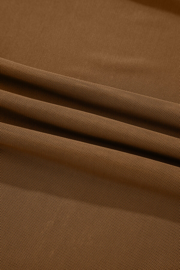 Black Sheer Mesh Patchwork High Neck Long Sleeve Top