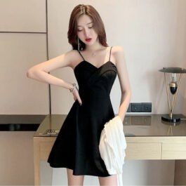 Temperament Short Dinner Party Dress Skirt A-line