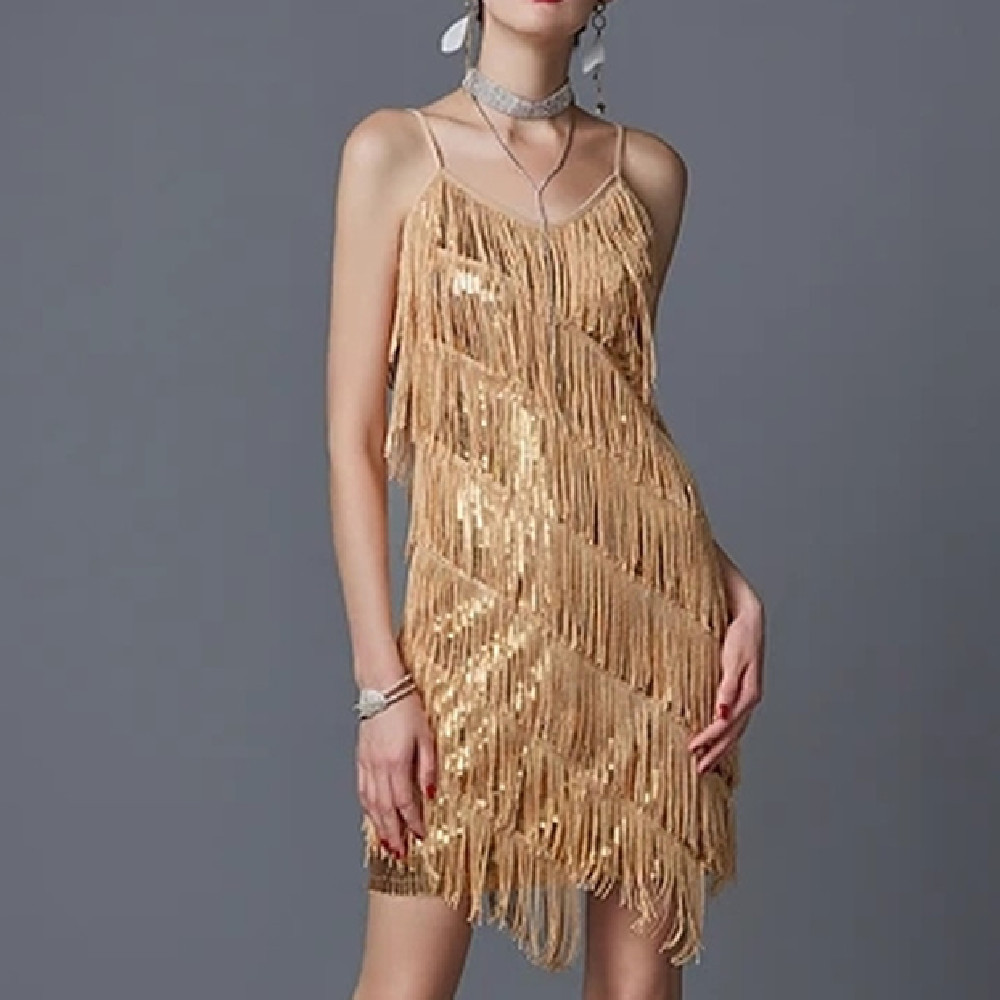 Women's Fashion Party Vacation Fringe Dress - Image 5