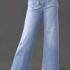 99127669-00713dbb5b41bc35.jpg Beau Blue Loose Straight Leg Cropped High Waist Jeans