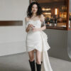 short wedding dress for women light elegant bridal gown