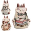 LOVELY CAT DRAWSTRING BACKPACK