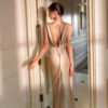 High-end Formal Wear Bridesmaid Solid Color