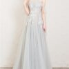 Gray One-Shoulder Host Is Very Fairy Model Red Carpet Catwalk Etiquette Dress