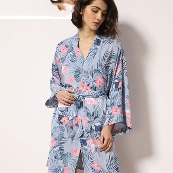 1621568312766.jpg New Sleepwear Robe Spring Thin Cotton-silk Women