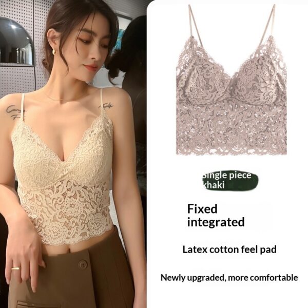 Womens Fashionable Sexy Lace Backless Bra