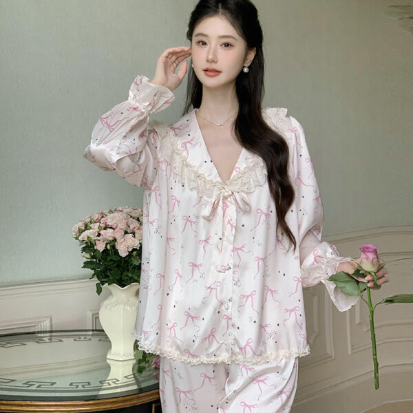 Sweet Princess-Style Autumn Pajamas And Loungewear For Women