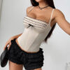 Fishbone-style Niche Vest For Women