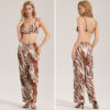 Golden Brown Leopard Print