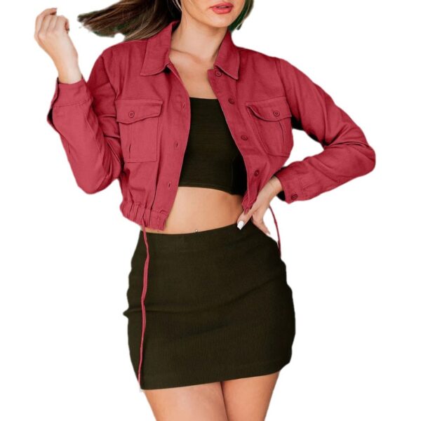 Casual All-match Loose-fit Shirt With Two Pockets