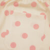 White Polka Dot Print Patched Pocket Loose Pants