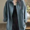 Womens Casual Loose-fitting Long-sleeve Blouse