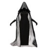 565302655 Halloween Vampire Witch Costume with Cloak Tulle Cape Ghost Witch Dress for Party