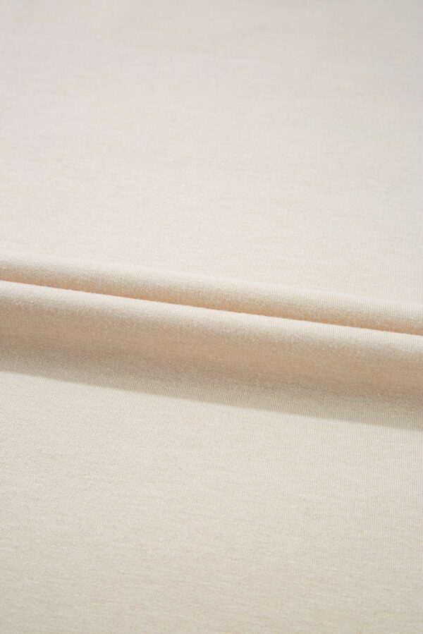 Beige Vibrant Striped Detail Athleisure 2pcs Short Set