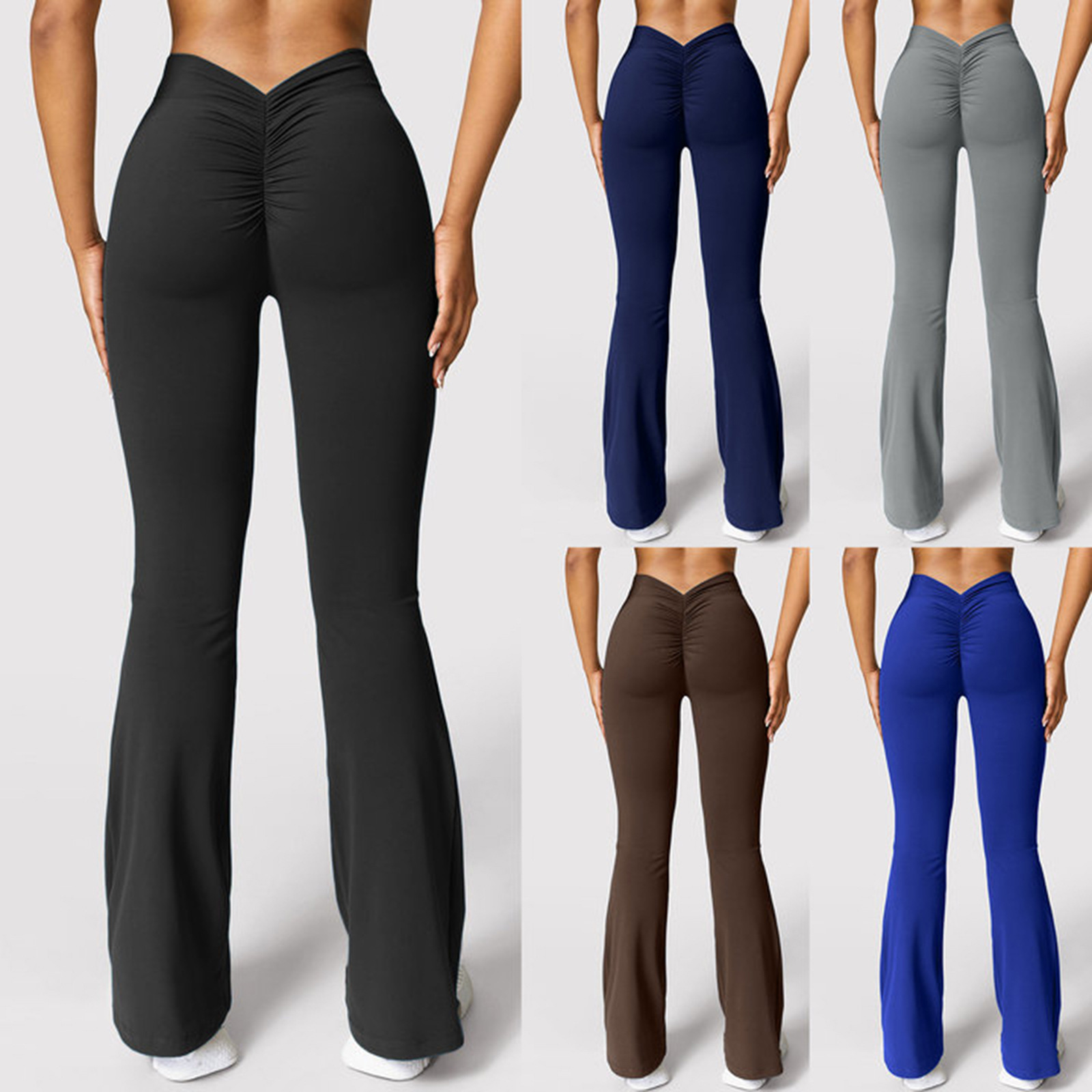 nude-feel-seamless-slightly-flared-yoga-pants-sports-running-fitness-pants-female-high-waist-hip-lift-yoga-pants