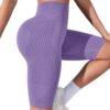Seamless High Waist Yoga Pants Hip Lifting Peach Hip Fifth Pants