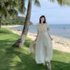 Beach Vacation Dress Fairy Flowing Summer Long Dress