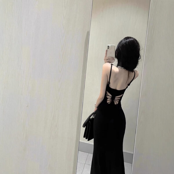 564075495 Sexy Long Strappy Dress for Women