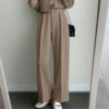 Women's Fashion Casual Suit Pants Set