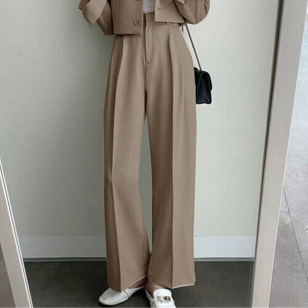 Women's Fashion Casual Suit Pants Set