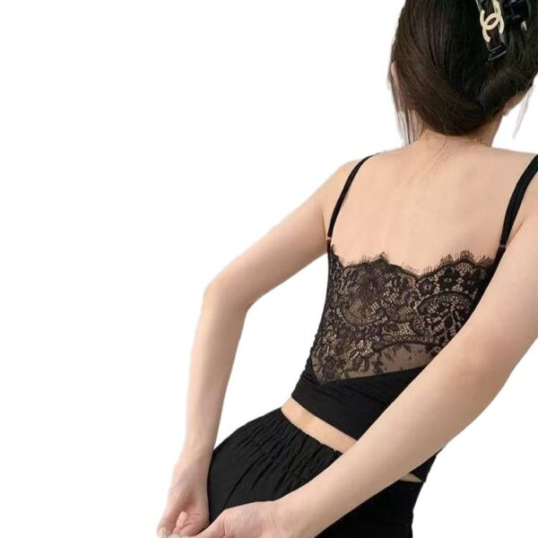 Womens Fashion Cotton Camisole With Built-in Padded Bra