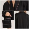 Women SpringSummer High-End Loungewear Long-Sleeve Robe