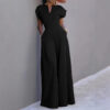 5e6150c6-59b1-4300-a57b-2308b3ffdbf4.jpg Graceful And Fashionable Solid Color High Waist Wide Leg Pants