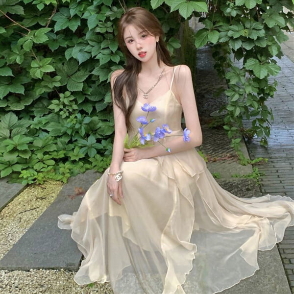 564075160 Elegant Vacation Beach Long Dress for Women