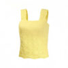 Women's Pleated Figure-flattering Square-neck Camisole