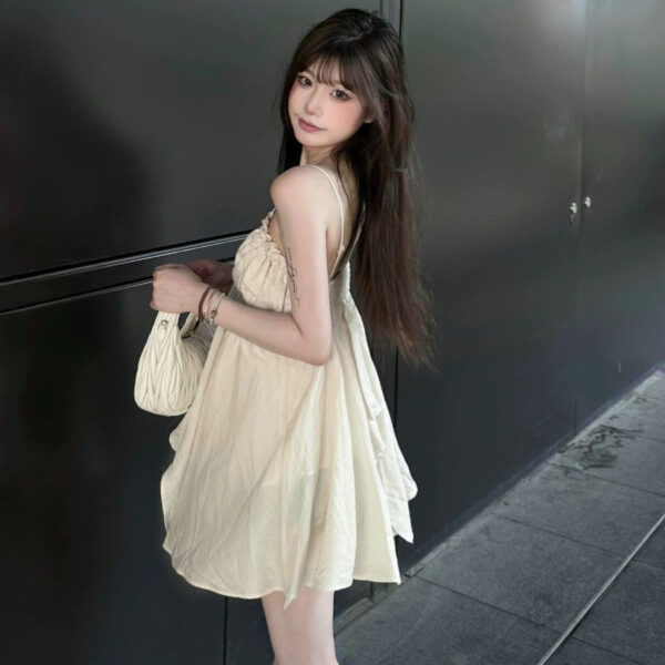 French Sexy Irregular Spaghetti-strap Vest