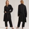Women SpringSummer High-End Loungewear Long-Sleeve Robe