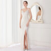 Sequined Fishtail Event Banquet Car Model Etiquette Evening Dress
