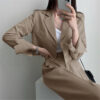 Women's Fashion Casual Suit Pants Set
