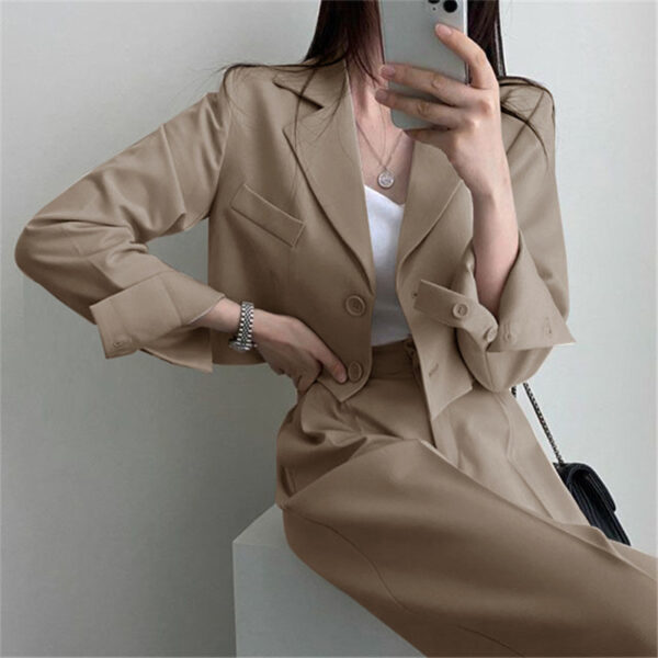 Women's Fashion Casual Suit Pants Set