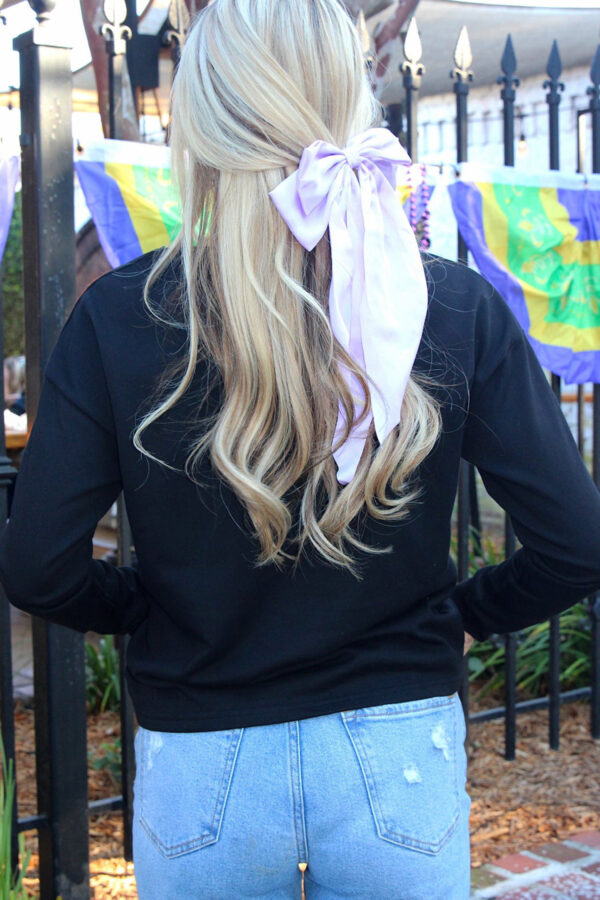 White Solid Color Dropped Shoulder Long Sleeve Top