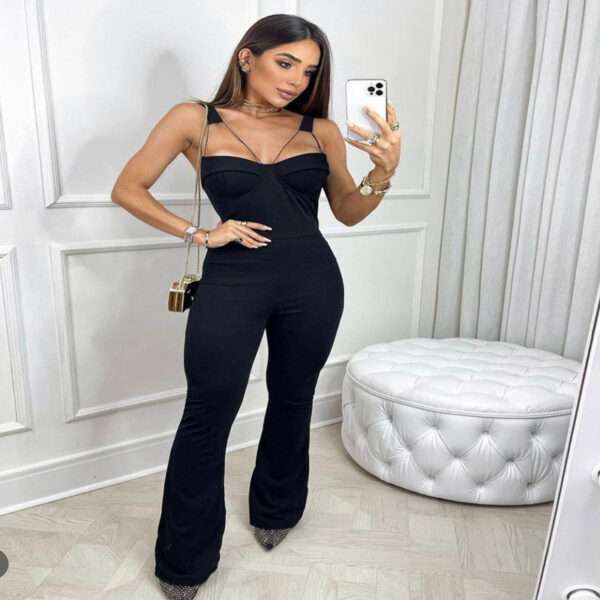 7ee848ca-8e40-4c8b-86b2-bf52edb6a443.jpg Bandage Jumpsuit Backless High Street Jumpsuit