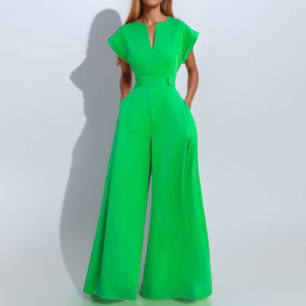 7ef1a968-f9d8-41d6-9e54-6289420d1c8d.jpg Graceful And Fashionable Solid Color High Waist Wide Leg Pants