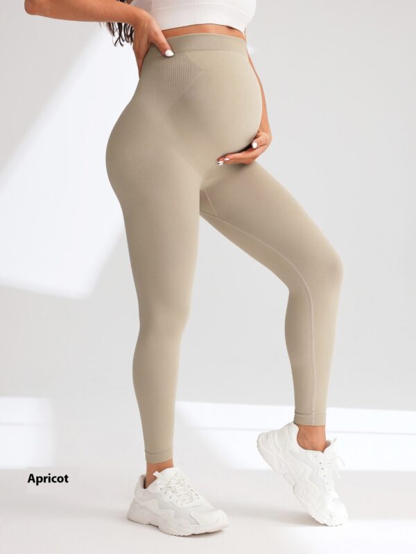 Pregnant Women Yoga Pants Slim High Waist Seamless Leggings Tight