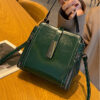 Genuine Leather Women's Fashion Portable Shoulder Commute Crossbody Bag